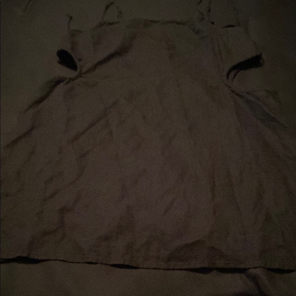 Women's black tank dress